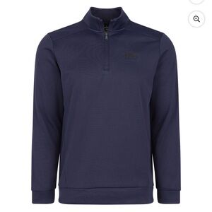 Under Armour Men's Dark Blue Quarter-Zip Sweater